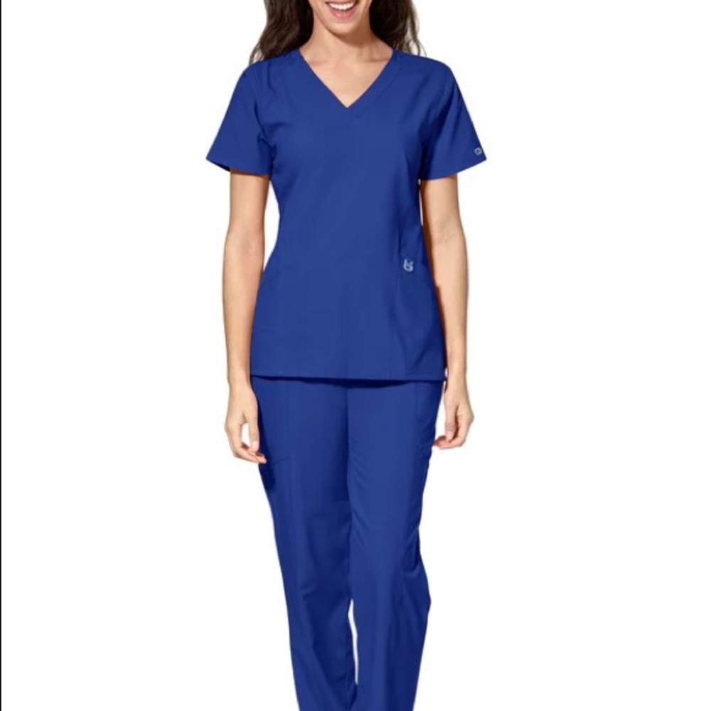 WonderWink 123 Women’s Stylized V-Neck Scrub Top